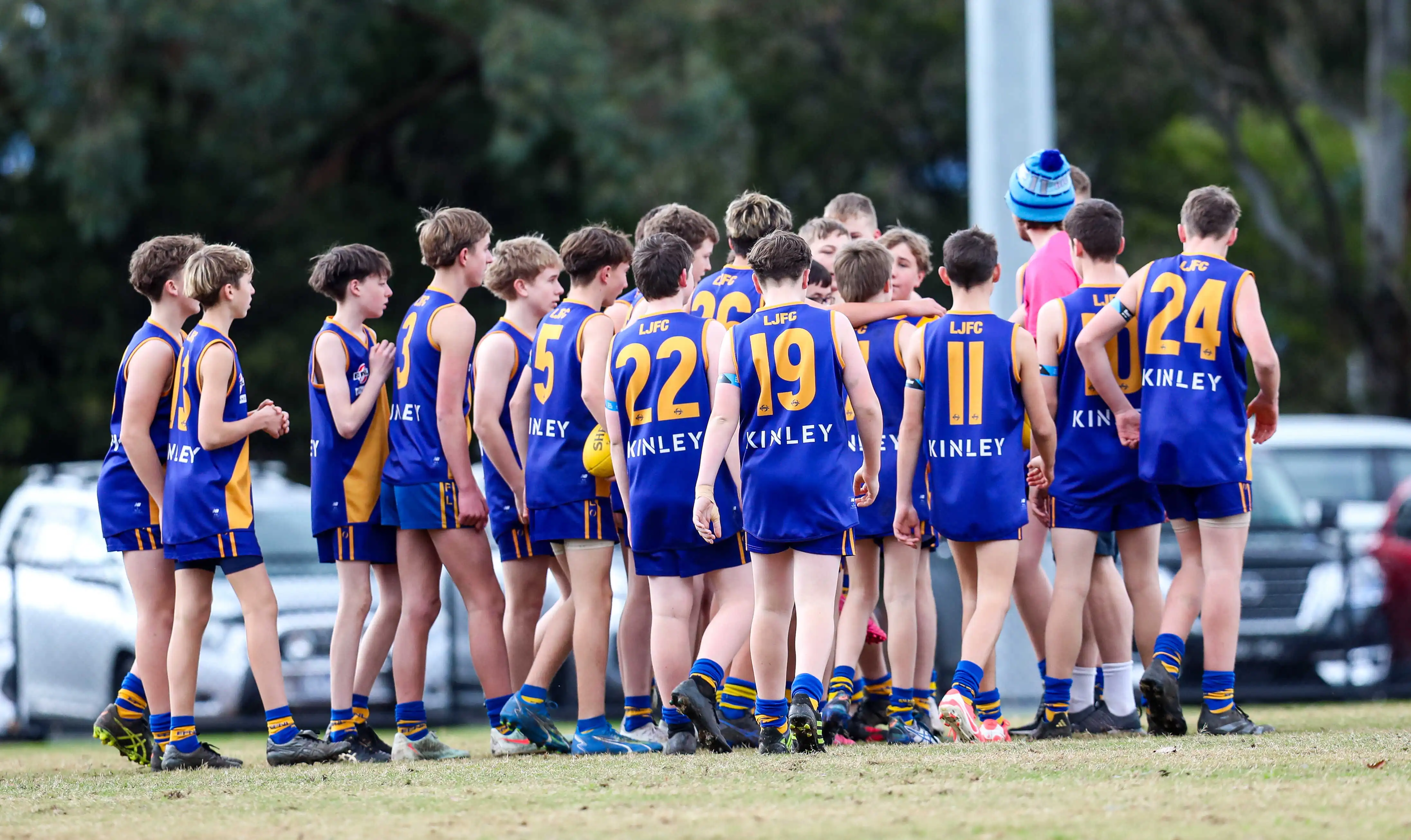 Lilydale Junior Football Club team group photo - Yarra Valley, Victoria